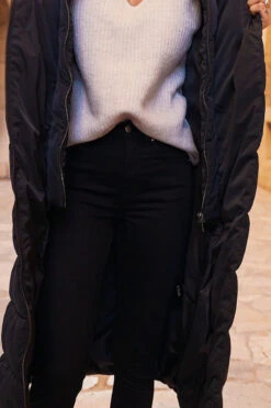 Black Longline Padded Coat With Removable Hood -Winter Fashion Shop 1becd5d767c251a42a1e4a6a59b3975b8b9a6417