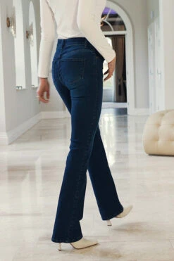 Dark Indigo Mid Rise Bootcut Jeans -Winter Fashion Shop 7f72c7222522ff5fb7aea7c258d2edf8475d499d