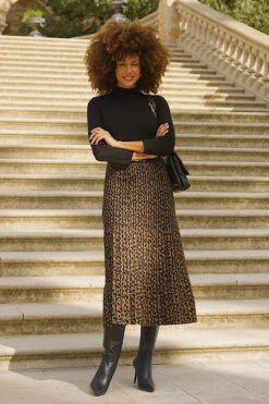 Natural Animal Print Two Part Knitted Midi Dress 13 Natural Animal Print Two Part Knitted Midi Dress -Winter Fashion Shop b54b2754182df865d93881f26074704ad3755628