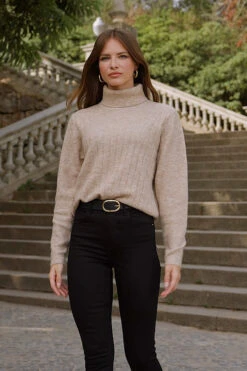 Camel Rib Knit Super Cosy Jumper -Winter Fashion Shop bc5f05bfdf4b0265de1aab18dde5180667151232