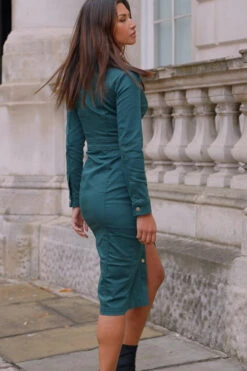 Forest Green Popper Front Denim Pencil Dress 13 Forest Green Popper Front Denim Pencil Dress -Winter Fashion Shop e8fc06b62ebf814038fe415df3d767f2591ff4a6