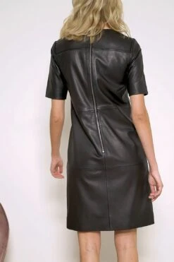 Black Leather Zip Detail Shift Dress 13 Black Leather Zip Detail Shift Dress -Winter Fashion Shop eb1ee84a40ab0cd2d6b0b7d964d578c0418ba382