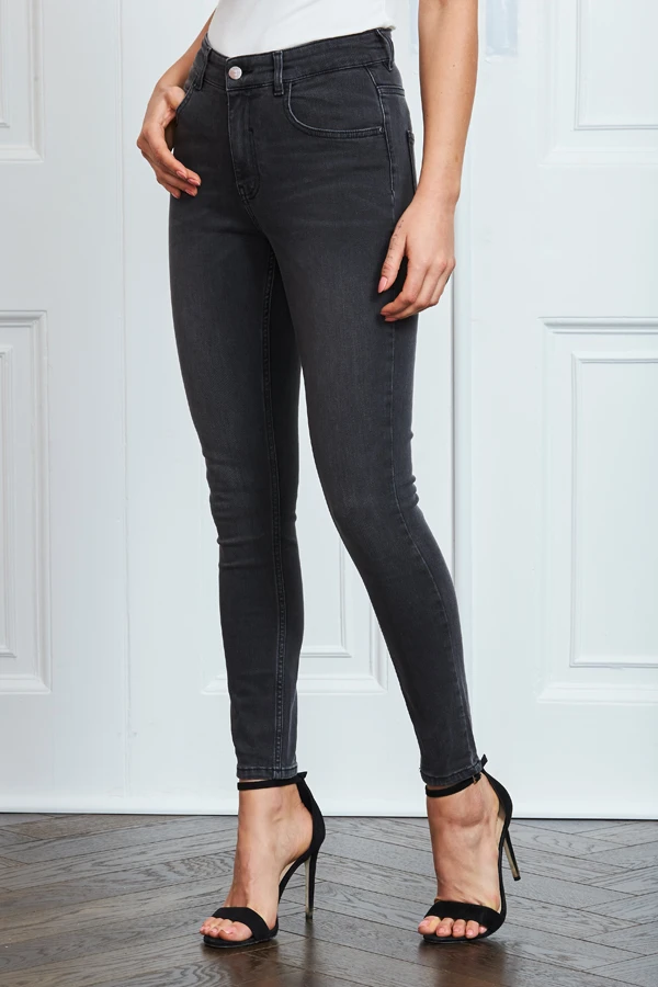 Charcoal Grey Perfect Skinny Jeans 4 Charcoal Grey Perfect Skinny Jeans - Image 2