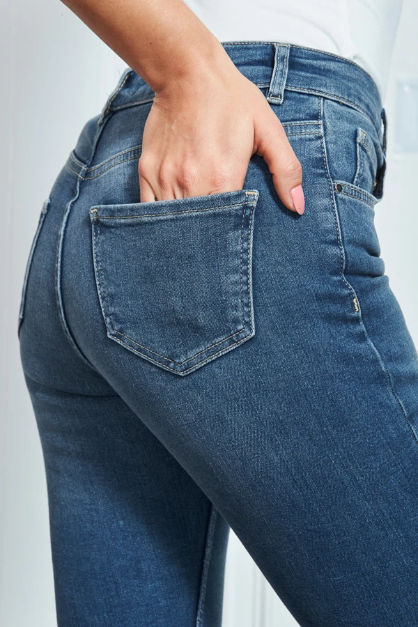 Mid Blue Perfect Skinny Jeans 7 Mid Blue Perfect Skinny Jeans - Image 5