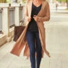 Camel Longline Belted Cardigan With Pockets 2 Camel Longline Belted Cardigan With Pockets -Winter Fashion Shop web 109 aw20tk065 035 1