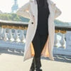 Cream Super Cosy Longline Borg Coat -Winter Fashion Shop web 25 a21ow001nl a21fw042bk 230 2