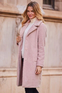 Soft Pink Super Cosy Borg Coat 10 Soft Pink Super Cosy Borg Coat -Winter Fashion Shop web 07 s23ow021pk0020 096rt