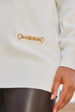 Ivory Fine Knit Gold Chain Pocket Detail Jumper 8 Ivory Fine Knit Gold Chain Pocket Detail Jumper -Winter Fashion Shop web 2309 137 a23tk139nl0001 a23bd005in006w 137 242