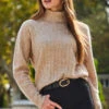 Camel Rib Knit Super Cosy Jumper 1 Camel Rib Knit Super Cosy Jumper -Winter Fashion Shop web 2309 143 a23ow008bn0003 s23tk603nl0008 143 060