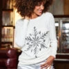 Cream Snowflake Silver Sequin Jumper -Winter Fashion Shop web 2310 47 a22tk505nl0001 a23bd012mc0005 47 059