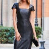 Black Premium Leather Square Neck Dress 1 Black Premium Leather Square Neck Dress -Winter Fashion Shop web 27 a22dl009bk0001 087