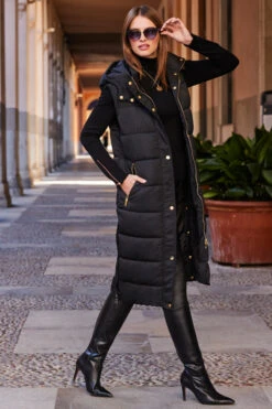 Black Roll Neck Rose Gold Zip Detail Jumper 13 Black Roll Neck Rose Gold Zip Detail Jumper -Winter Fashion Shop web 84 a21ow075bk0001 a20tk008bk0001 087 1