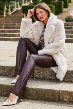 Cream Luxury Faux Fur Coat 16 Cream Luxury Faux Fur Coat -Winter Fashion Shop web crop 2309 113 a23tw033bran01 a23bw023bk0001 113 336 2