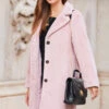 Soft Pink Super Cosy Faux Fur Coat -Winter Fashion Shop web rt 89 a22ow061pk0014 288